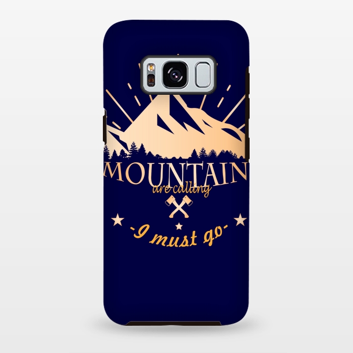 Galaxy S8 plus StrongFit MOUNTAINS ARE CALLING by MALLIKA