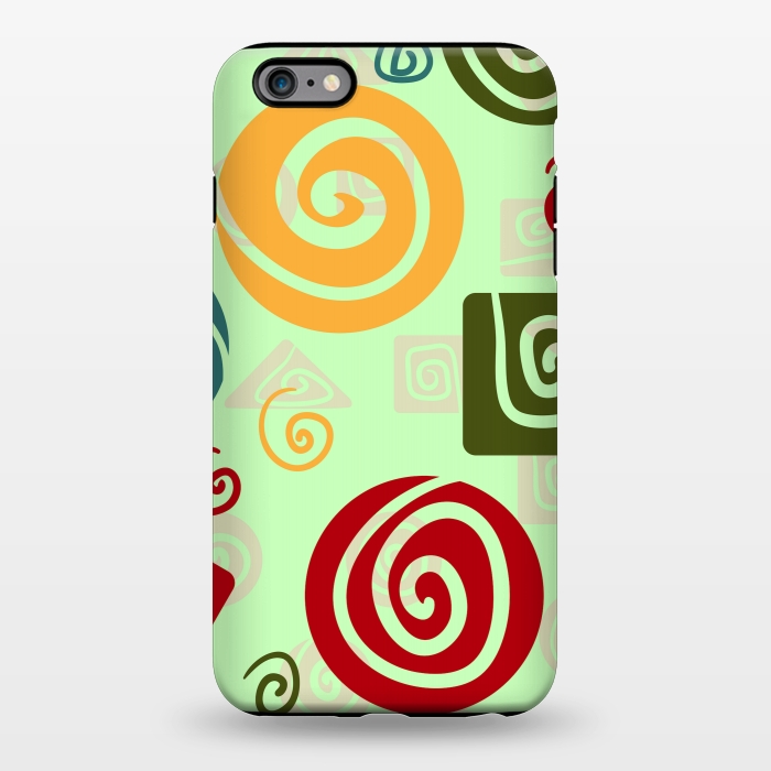 iPhone 6/6s plus StrongFit TRIBAL ABSTRACT PATTERN by MALLIKA