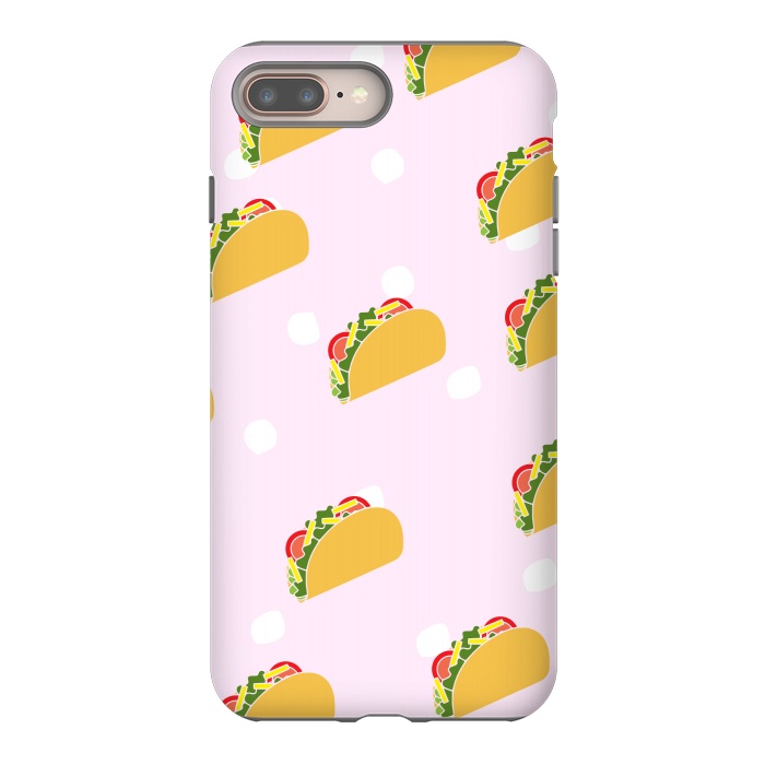 iPhone 7 plus StrongFit Cute Tacos by Karolina