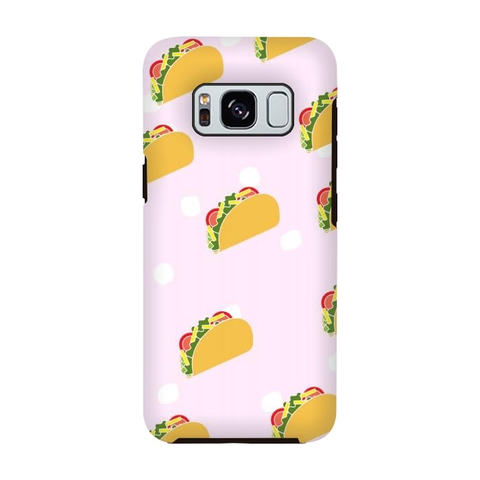 Galaxy S8 StrongFit Cute Tacos by Karolina