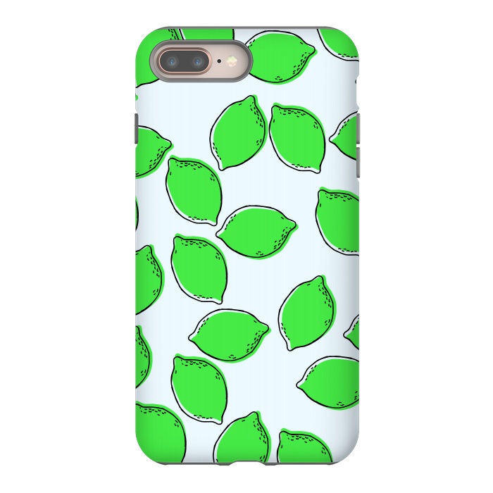iPhone 7 plus StrongFit Cute Lime by Karolina