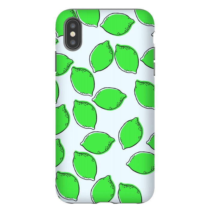 iPhone Xs Max StrongFit Cute Lime by Karolina