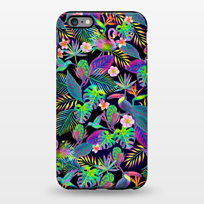 iPhone 6/6s plus StrongFit Abundant Neon Paradise by gingerlique