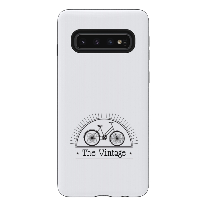 Galaxy S10 StrongFit the vintage bicycle by TMSarts