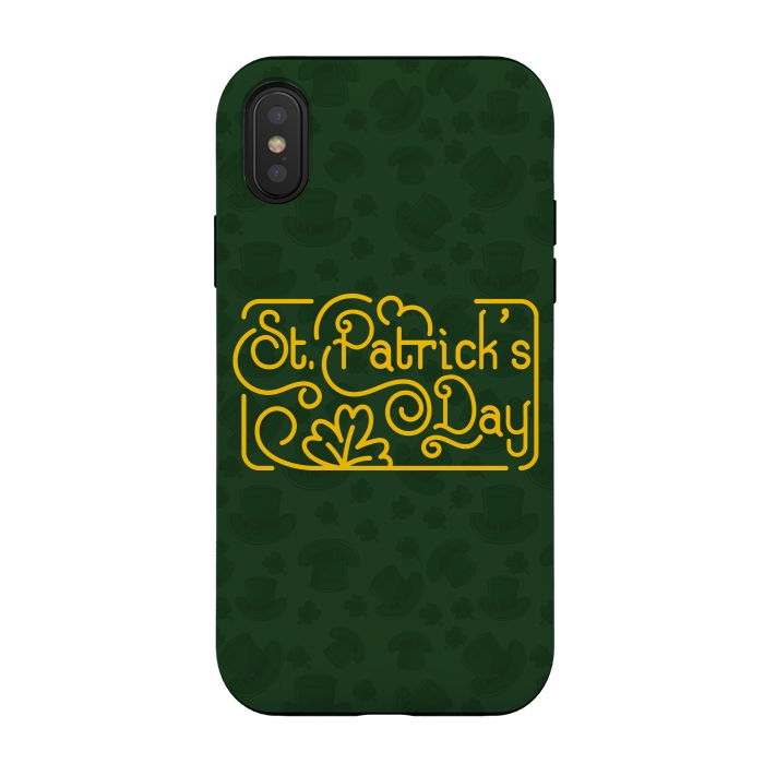 iPhone Xs / X StrongFit St. Patricks Day by Signature Collection