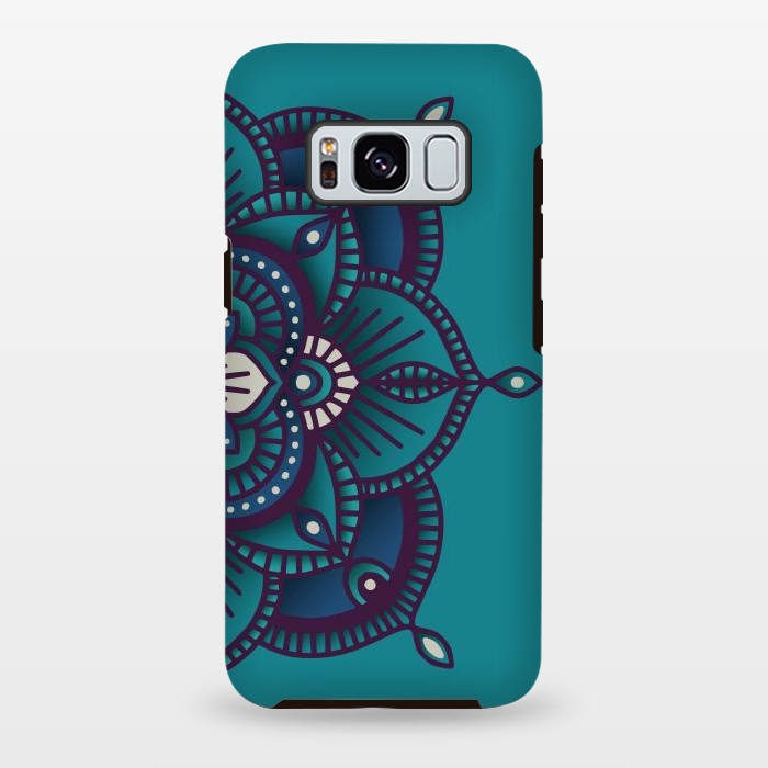Galaxy S8 plus StrongFit Colorful Mandala Pattern Design 24 by Jelena Obradovic