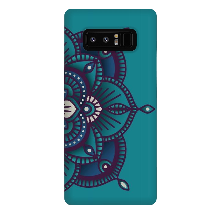 Galaxy Note 8 StrongFit Colorful Mandala Pattern Design 24 by Jelena Obradovic