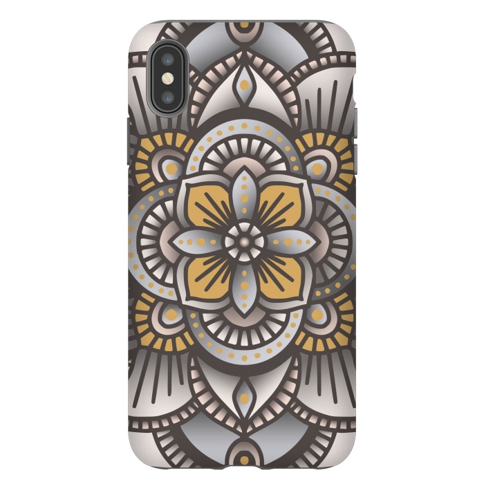 iPhone Xs Max StrongFit Colorful Mandala Pattern Design 26 by Jelena Obradovic