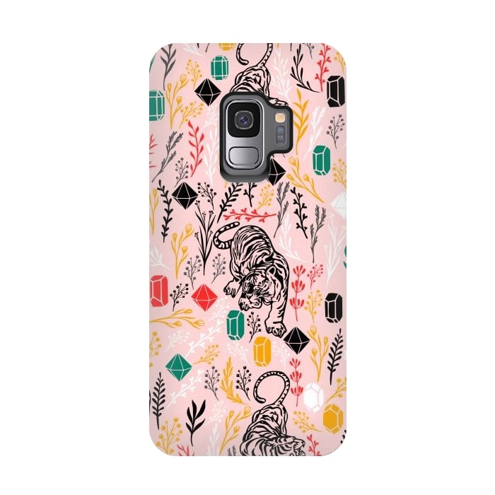 Galaxy S9 StrongFit Cute Tiger by Karolina