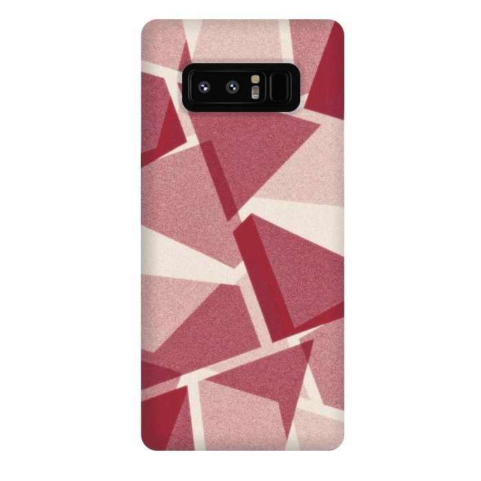 Galaxy Note 8 StrongFit Dark pink geometric by Jms