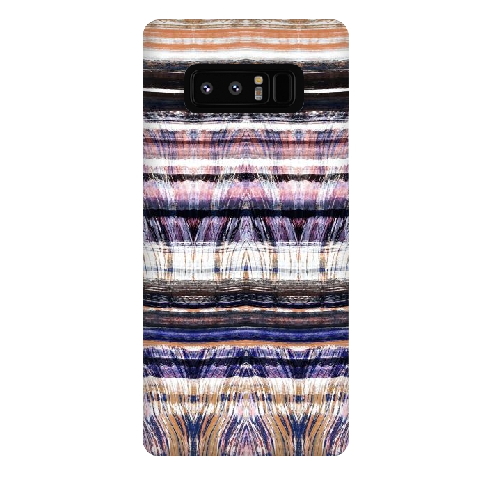 Galaxy Note 8 StrongFit Ethnic brushstroke stripes by Oana 