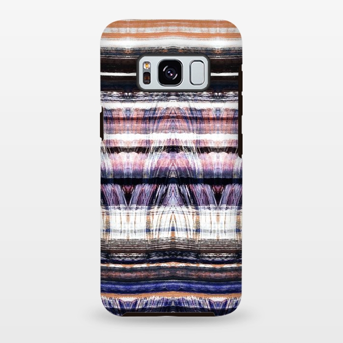 Galaxy S8 plus StrongFit Ethnic brushstrokes  pattern by Oana 