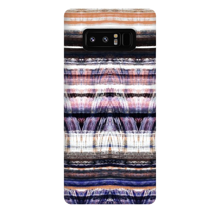 Galaxy Note 8 StrongFit Ethnic brushstrokes  pattern by Oana 