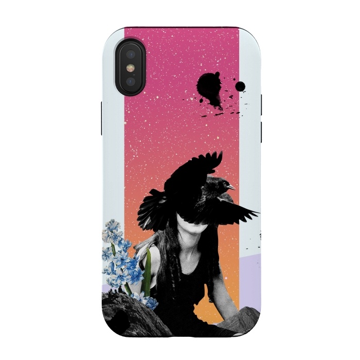 iPhone Xs / X StrongFit The Crow by MARCOS COELHO