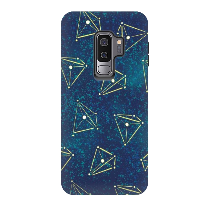 Galaxy S9 plus StrongFit Tetrahedral Molecular Geometry Constellations by Boriana Giormova