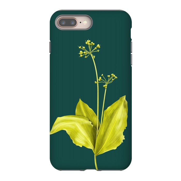 iPhone 7 plus StrongFit Wild Garlic Green Plant Botanical Art by Boriana Giormova