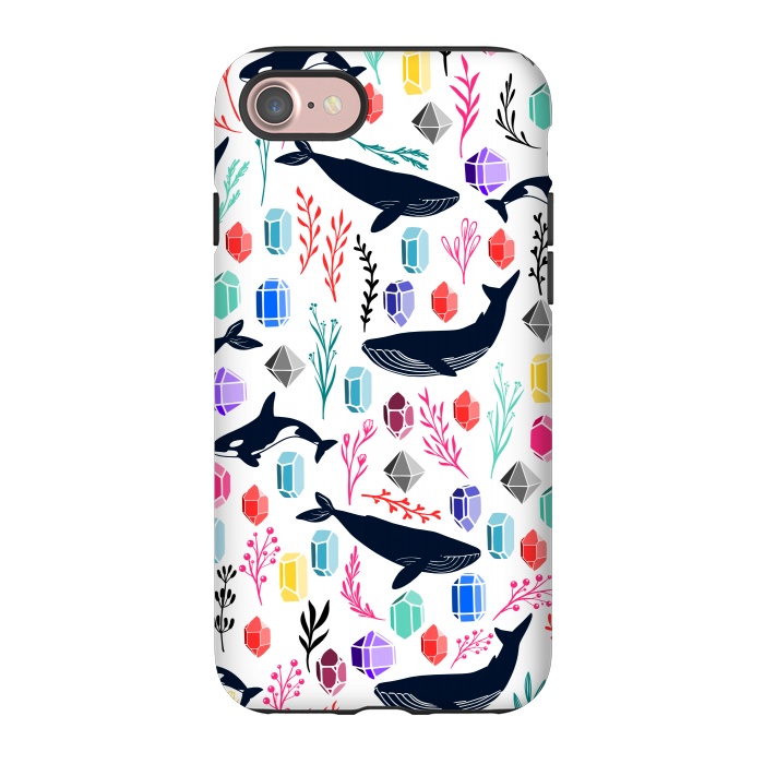 iPhone 7 StrongFit Cute Whale by Karolina