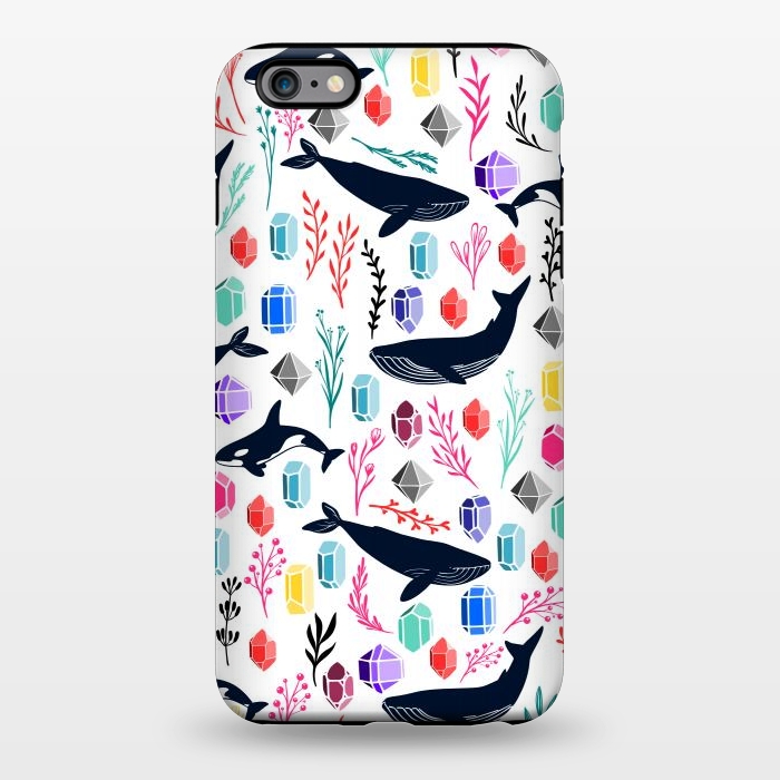 iPhone 6/6s plus StrongFit Cute Whale by Karolina