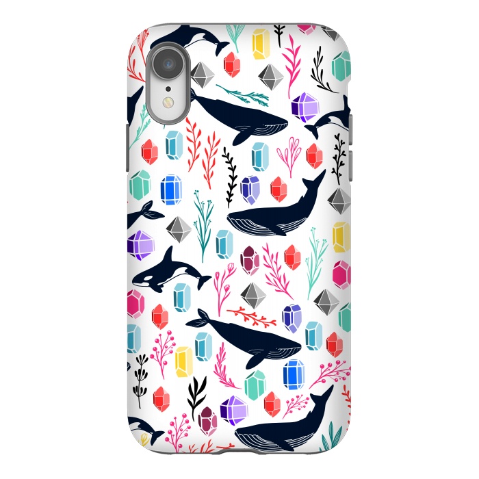 iPhone Xr StrongFit Cute Whale by Karolina
