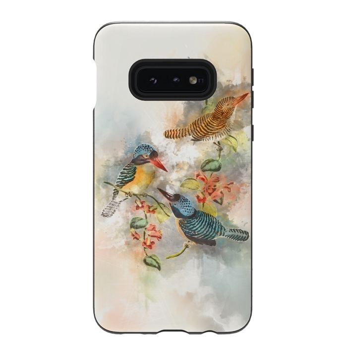 Galaxy S10e StrongFit Chasing Birds by Creativeaxle