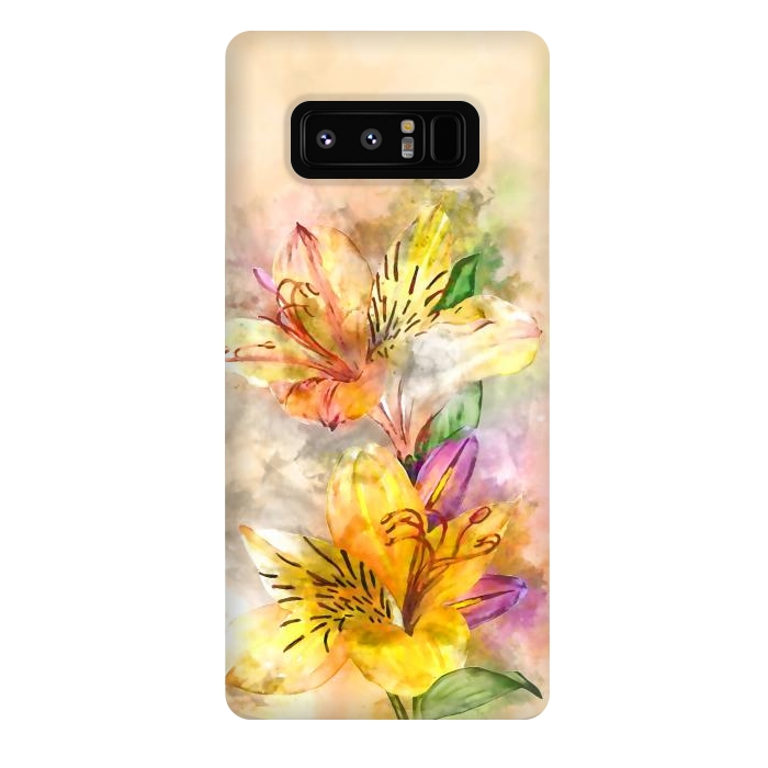 Galaxy Note 8 StrongFit Lily Stole My Heart by Creativeaxle