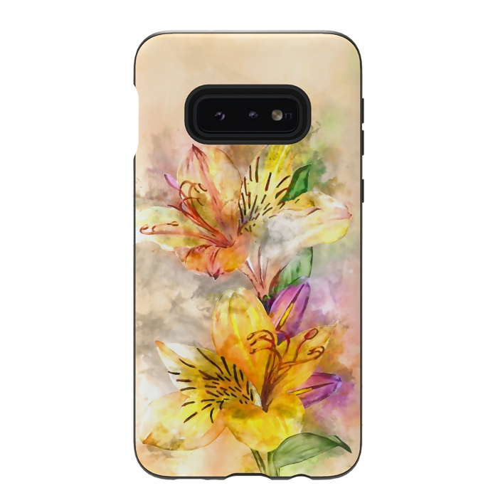Galaxy S10e StrongFit Lily Stole My Heart by Creativeaxle