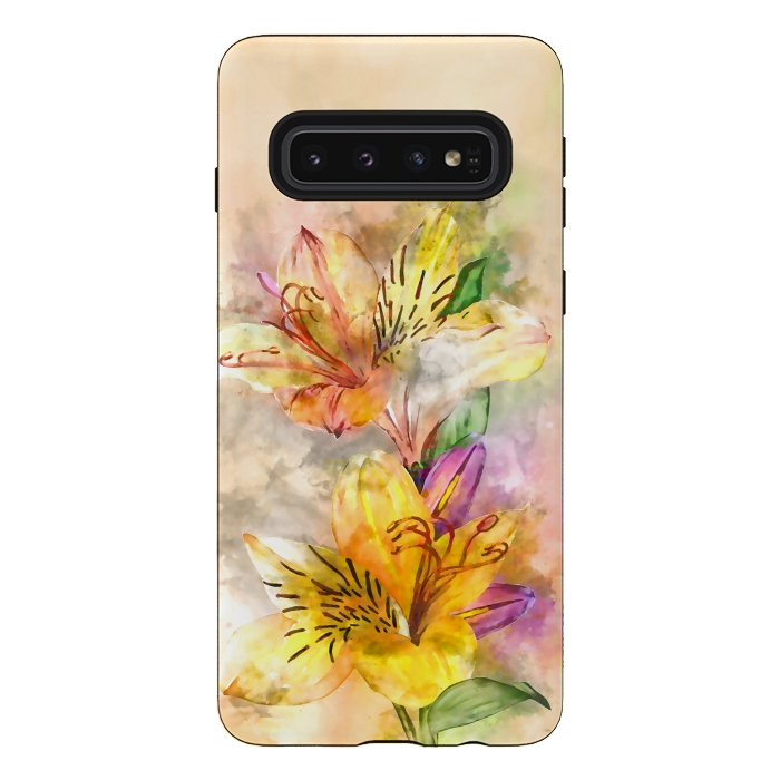 Galaxy S10 StrongFit Lily Stole My Heart by Creativeaxle