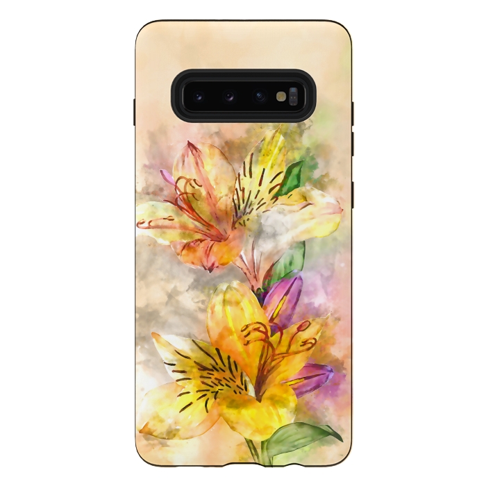 Galaxy S10 plus StrongFit Lily Stole My Heart by Creativeaxle