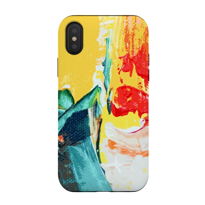 iPhone Xs / X StrongFit Color Collage by Creativeaxle