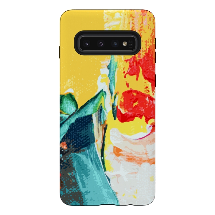 Galaxy S10 StrongFit Color Collage by Creativeaxle
