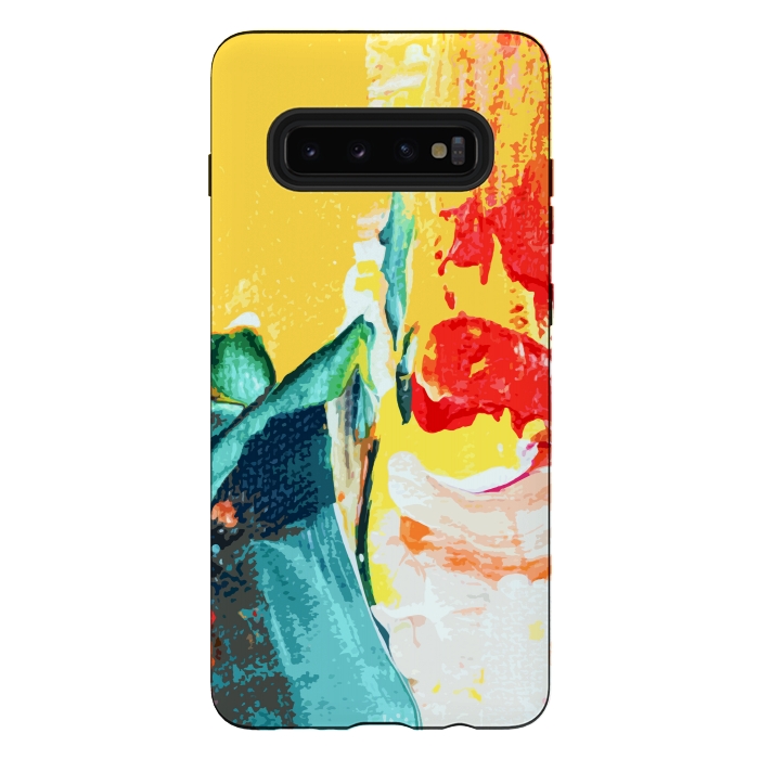 Galaxy S10 plus StrongFit Color Collage by Creativeaxle