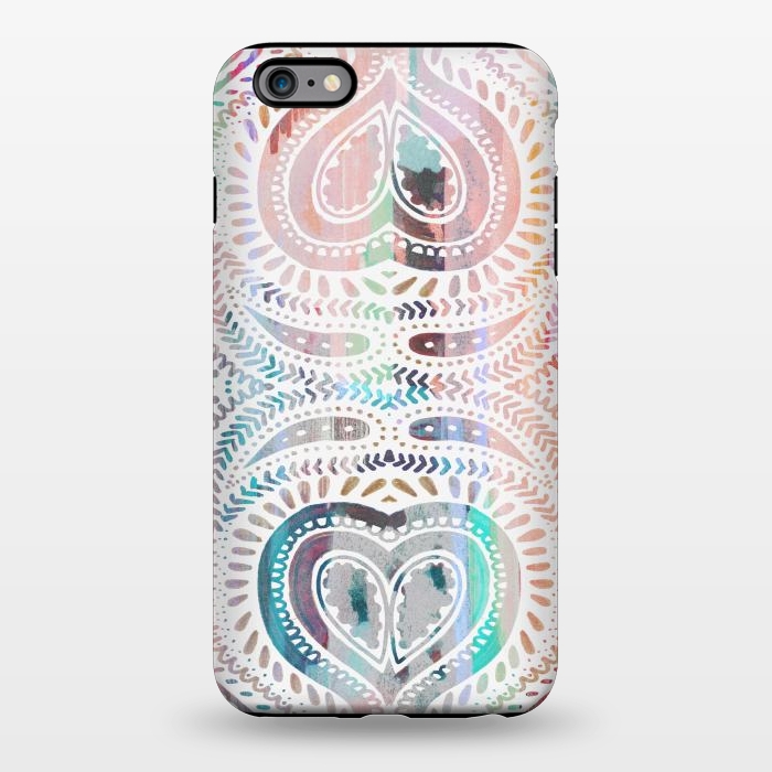iPhone 6/6s plus StrongFit Ethnic pastel paisley doodles by Oana 