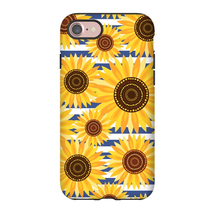 iPhone 7 StrongFit Sunflowers by Laura Grant