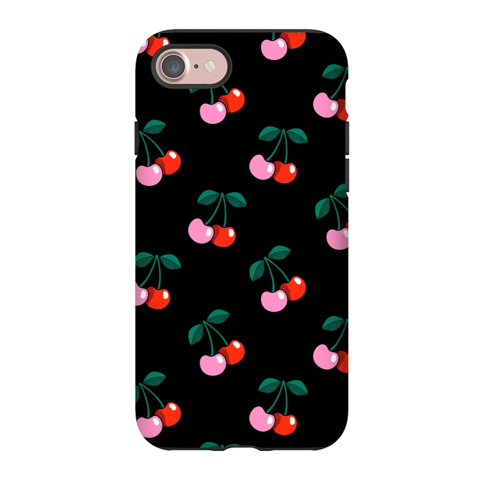 iPhone 7 StrongFit Cherries by Laura Grant