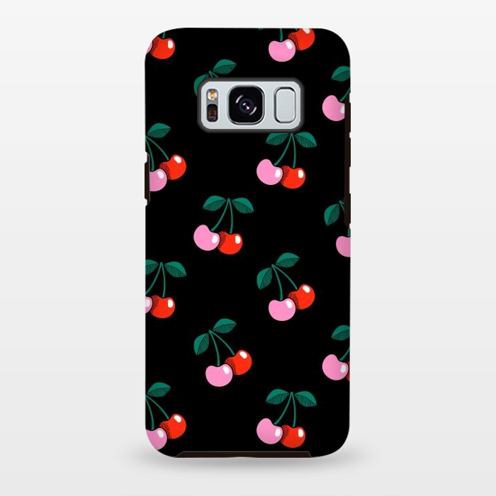 Galaxy S8 plus StrongFit Cherries by Laura Grant