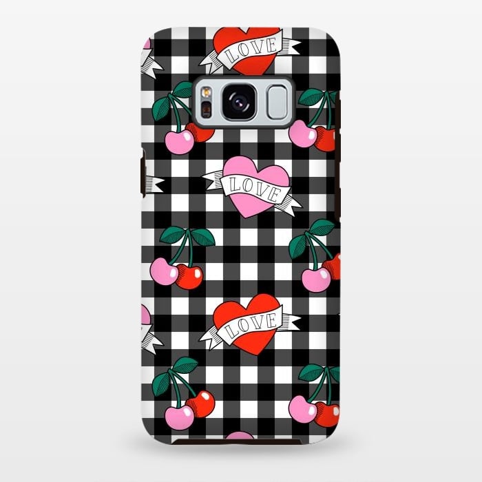 Galaxy S8 plus StrongFit Love heart by Laura Grant