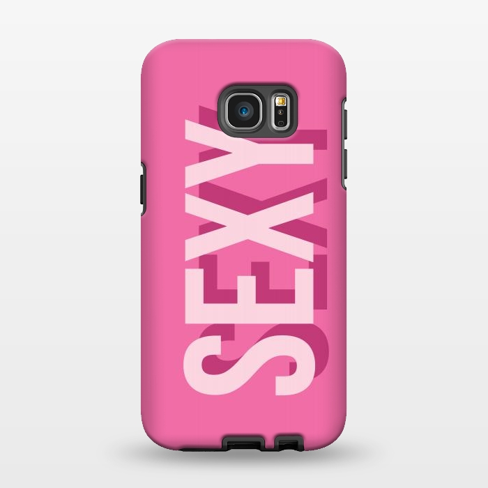 Galaxy S7 EDGE StrongFit Sexy Pink by Dellán