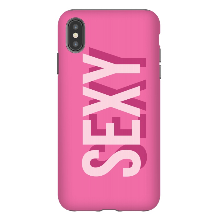 iPhone Xs Max StrongFit Sexy Pink by Dellán