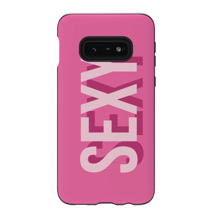 Galaxy S10e StrongFit Sexy Pink by Dellán