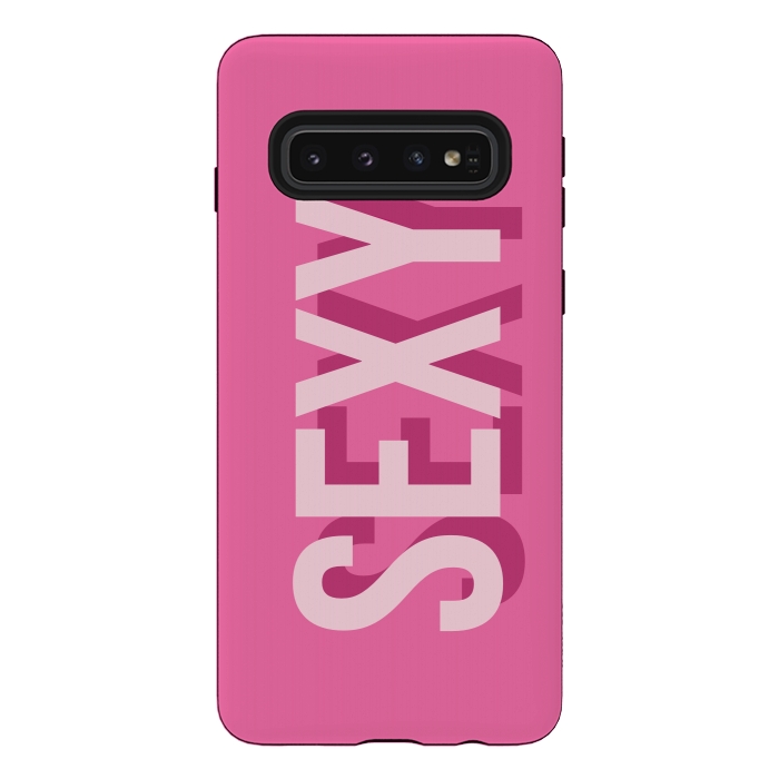 Galaxy S10 StrongFit Sexy Pink by Dellán