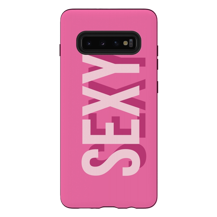 Galaxy S10 plus StrongFit Sexy Pink by Dellán