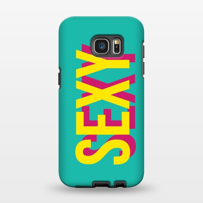 Galaxy S7 EDGE StrongFit Sexy (Fresh Turqoise) by Dellán