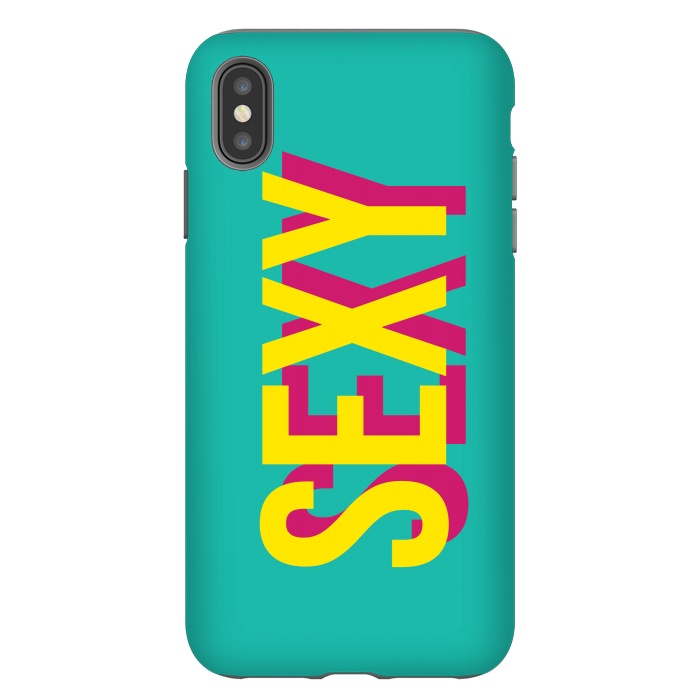 iPhone Xs Max StrongFit Sexy (Fresh Turqoise) by Dellán