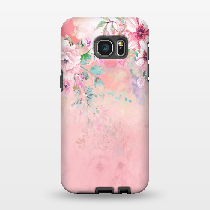 Galaxy S7 EDGE StrongFit Botanical Fragrances in Blush Cloud-Ιmmersed by ''CVogiatzi.
