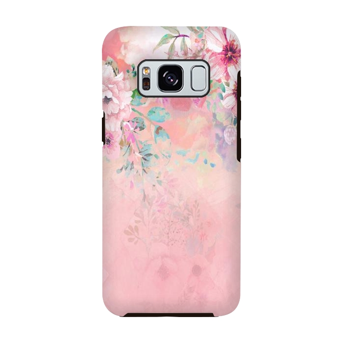 Galaxy S8 StrongFit Botanical Fragrances in Blush Cloud-Ιmmersed by ''CVogiatzi.