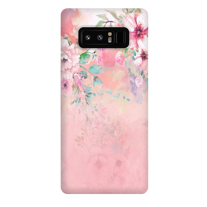Galaxy Note 8 StrongFit Botanical Fragrances in Blush Cloud-Ιmmersed by ''CVogiatzi.