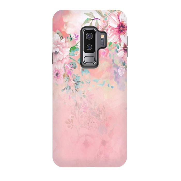 Galaxy S9 plus StrongFit Botanical Fragrances in Blush Cloud-Ιmmersed by ''CVogiatzi.