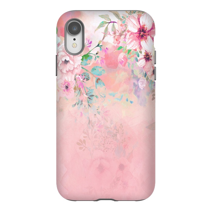iPhone Xr StrongFit Botanical Fragrances in Blush Cloud-Ιmmersed by ''CVogiatzi.