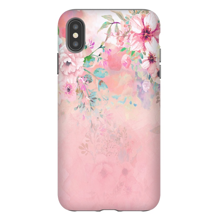 iPhone Xs Max StrongFit Botanical Fragrances in Blush Cloud-Ιmmersed by ''CVogiatzi.