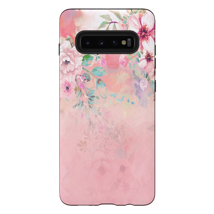 Galaxy S10 plus StrongFit Botanical Fragrances in Blush Cloud-Ιmmersed by ''CVogiatzi.